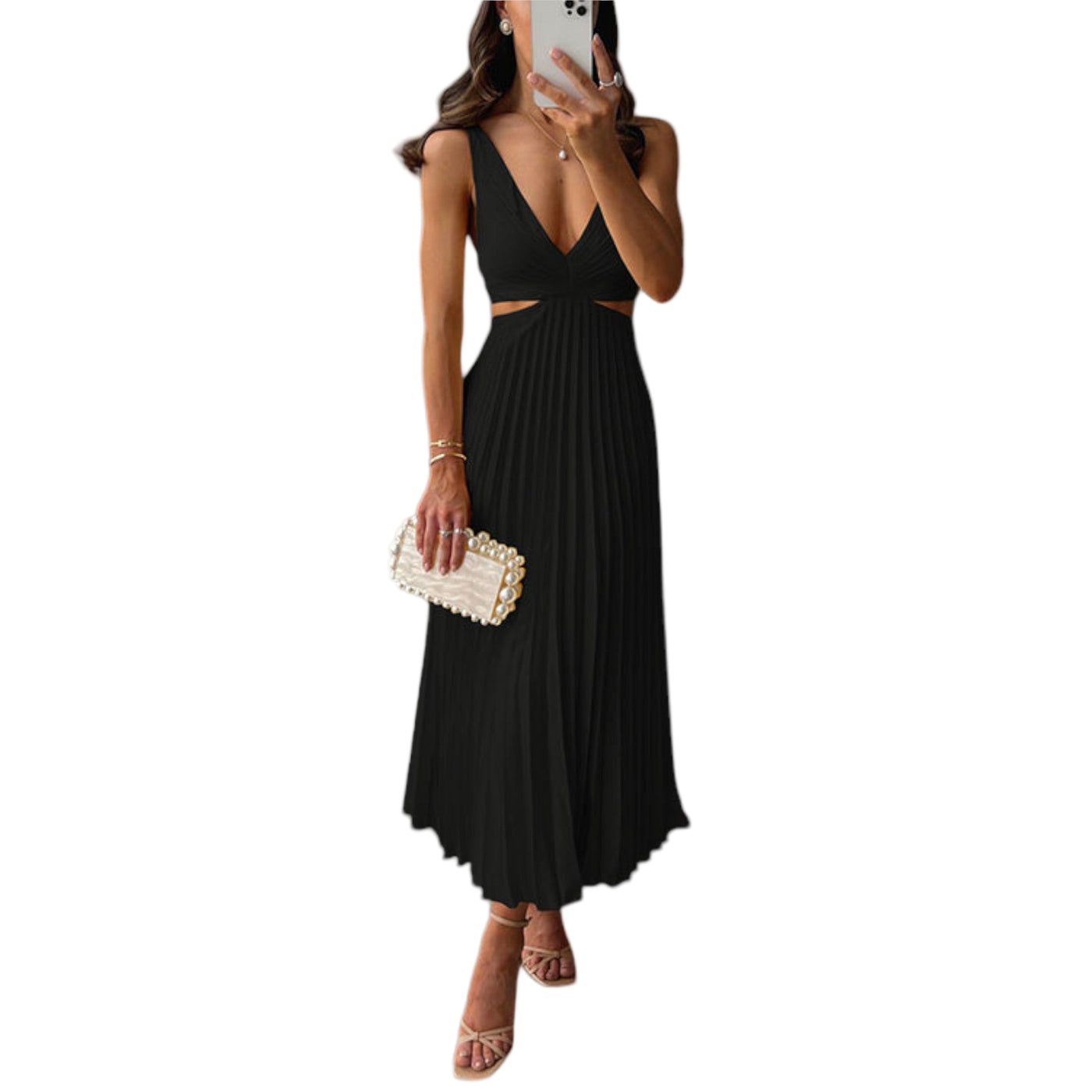 Elegant Midi Evening Dress