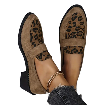 Karla Elegant Shoes Leopard Print