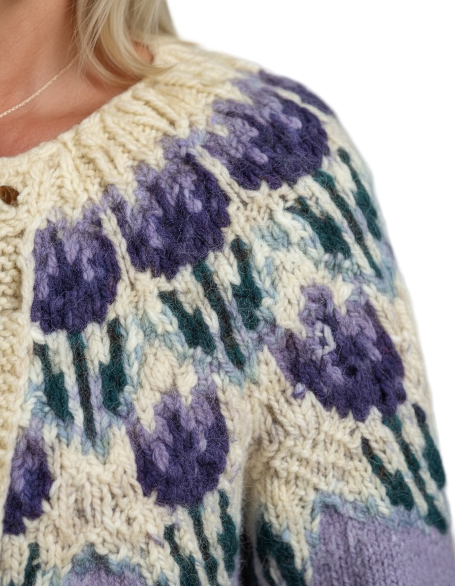 Vivian | Vintage IJslandse Cardigan