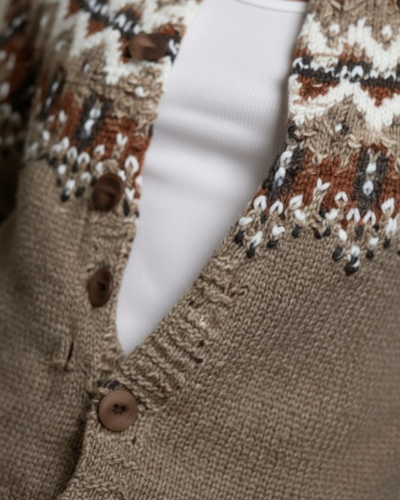 Vivian | Vintage IJslandse Cardigan