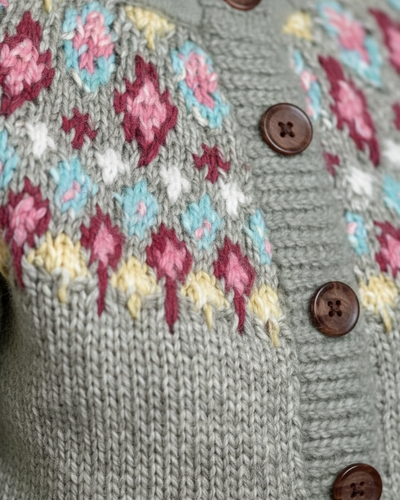 Vivian | Vintage IJslandse Cardigan