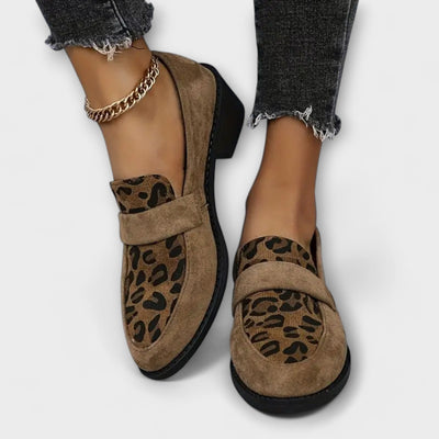 Karla Elegant Shoes Leopard Print