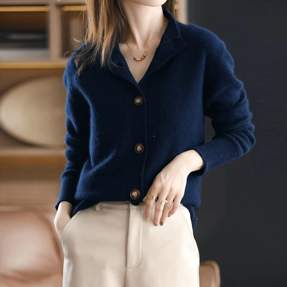 ANNIE | GEBREID CASHMERE GILET