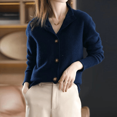 ANNIE | GEBREID CASHMERE GILET