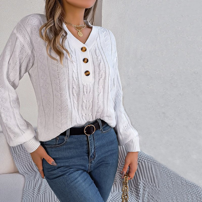 Louisa | Casual Gebreide Kabeltrui