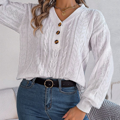 Louisa | Casual Gebreide Kabeltrui